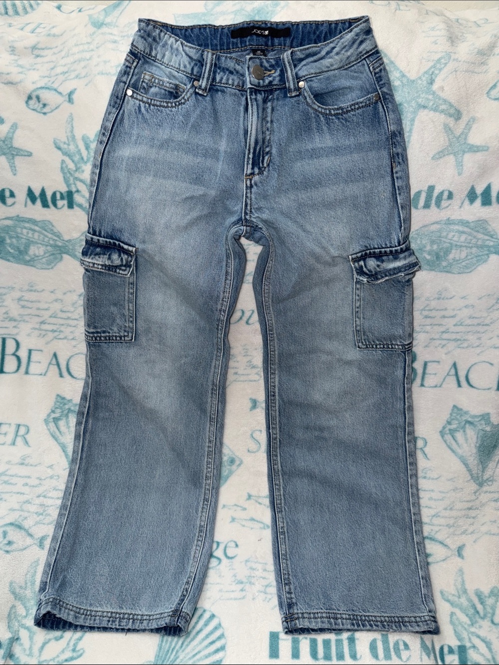 JOE'S Mia Girls Wide Leg Cargo Jeans Size 10